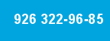 926 322-96-85